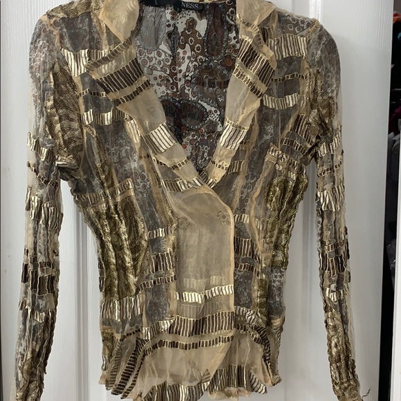 Sexy sheer fully lined blazer - Picture 6 of 7